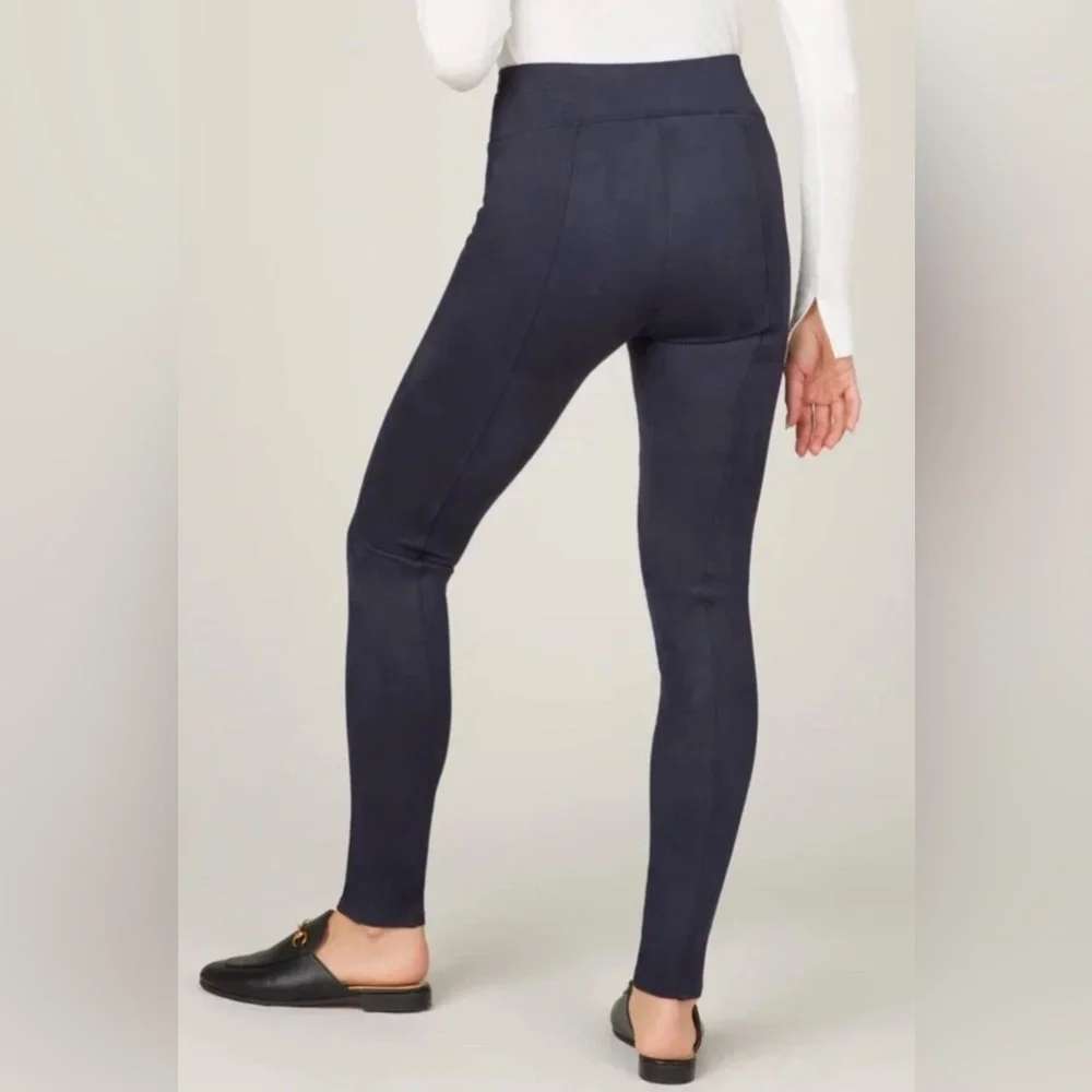 SPANX Faux Suede Leggings - 20322R - Classic Navy XL